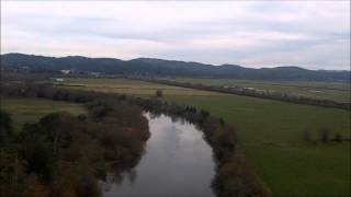 Bees eye view from my place to Coquille