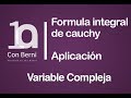 Fórmula integral de Cauchy I Aplicación 3