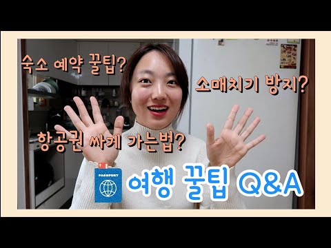 ✈ 안보면 후회하는 여행꿀팁 Q&A(ft. 항공권 저렴하게 구입하는 방법)