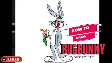 How to Draw Bugs Bunny Step by Step /Bugs Bunny drawing easy