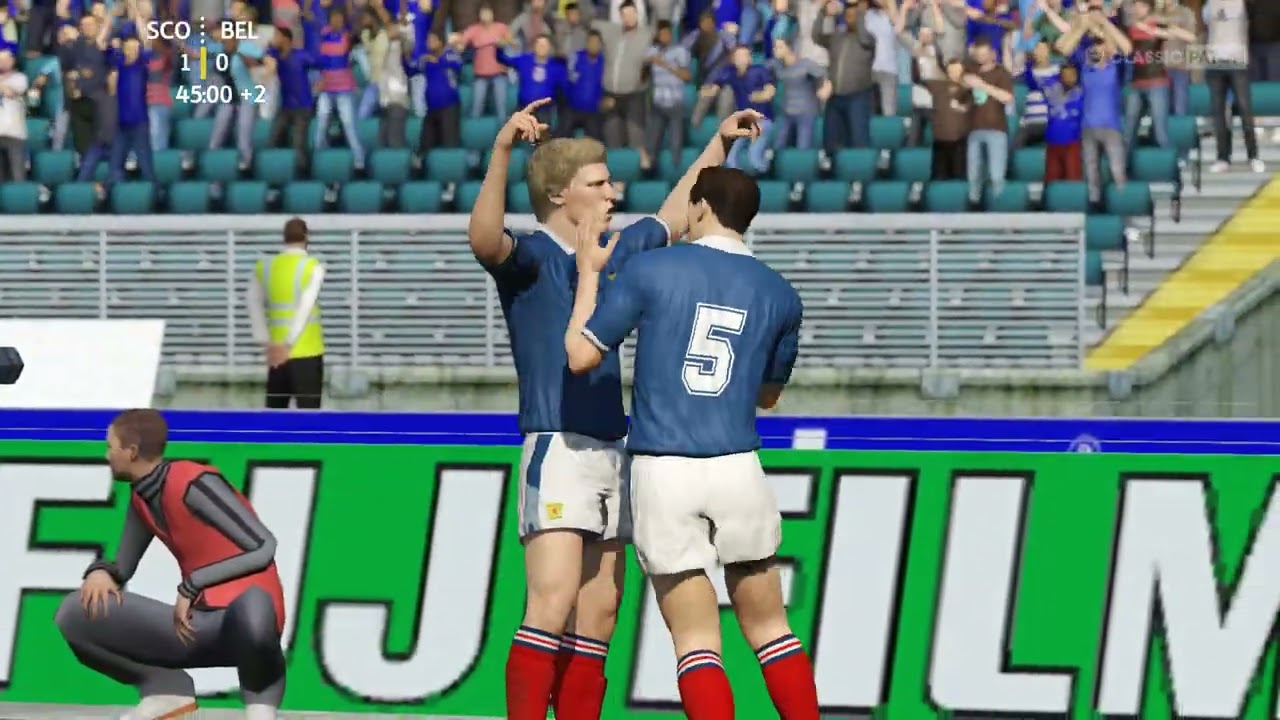 FIFA 16 Classic Patch - 1990 World Cup - Scotland v Belgium - World Cup Semi Final