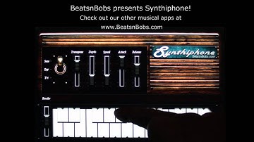 Synthophone - the retro vintage synth style app for Iphone and Ipad