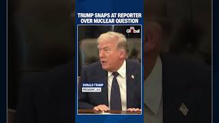 Trump Rejects Nuclear Strike On Iran, Calls Question “Stupid” In Fiery Exchange With Reporter #iran