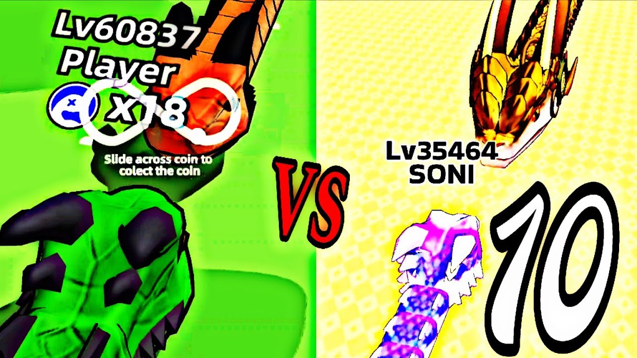 Snake Clash.io VS Snake Hero- Ultimate Snake Battle #snakeclash #snakehero #gaming #10