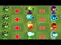Pvz 2 Discovery - All Pea Plants Fusion & Evolution NOOB PRO
