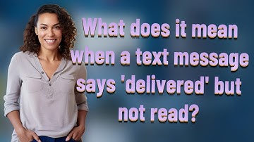 What does it mean when a text message says 