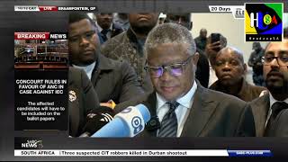 ANC SG Fikile Mbalula Cries Reacting To Winning Case At ConCourt Against IEC
