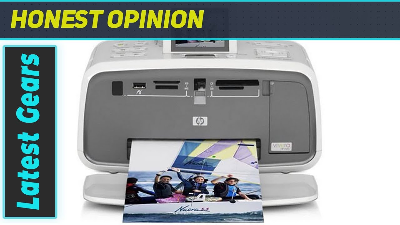 HP A716 Photosmart: Fastest Compact Photo Printer? - YouTube