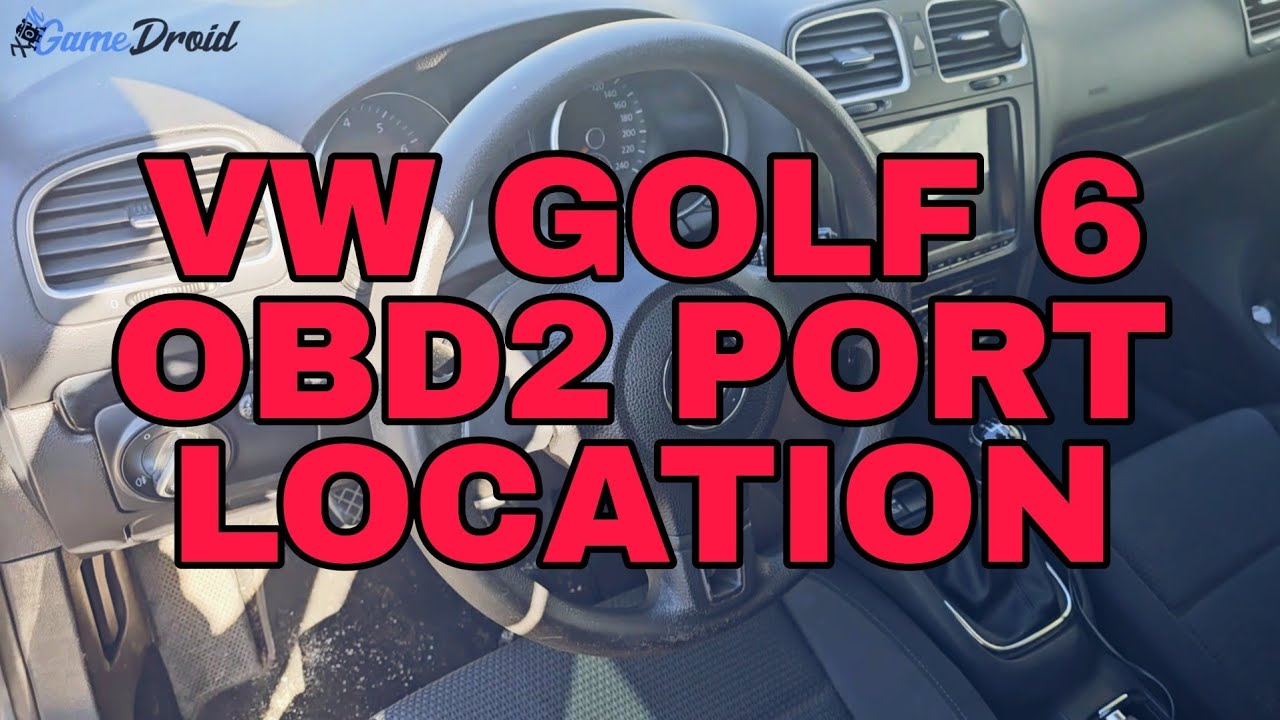 Volkswagen Golf 6 (2008–2013) OBD2 Port Location 🚗💻👨‍🔧