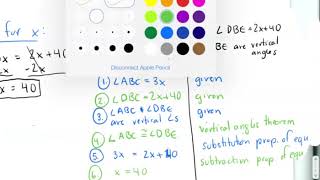 2 6, proving angles congruent