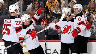 Pavel Zacha uses one-hand to set up Boyle for shorthanded tally