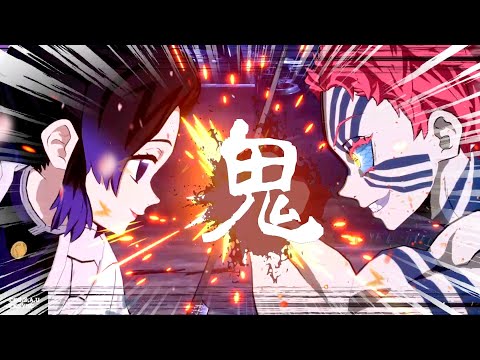 【鬼滅の刃 ヒノカミ血風譚】猗窩座・累VS！バトル開始 演出がかっこいい！