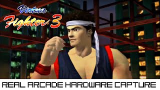 Virtua Fighter 3 (Arcade, 1996) Real Arcade Hardware Capture  Full Playthrough