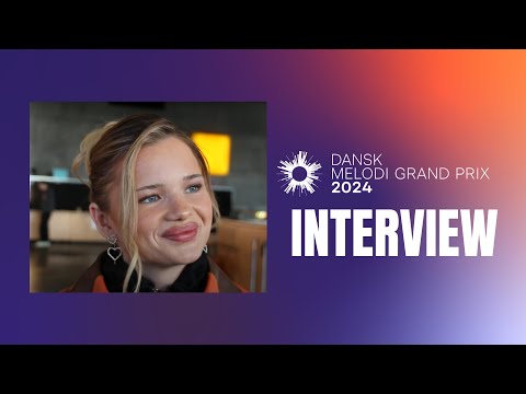 RoseeLu interview - Real Love (Dansk Melodi Grand Prix 2024 pressemøde)