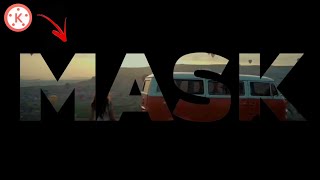 Cinematic Text Mask Transition effect in kinemaster | Cinematic video text effect KinemasterTutorial