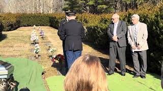 Papa James’ flag folding ceremony