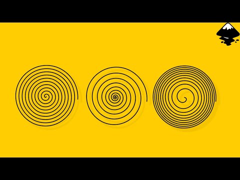 How to create spirals in Inkscape - Inkscape Tutorial 010
