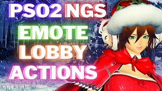 PSO2 NGS 859: Hug 2 Emote Lobby Action 859「ハグ2」