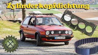 Zylinderkopfdichtung am Golf II tauschen - Extremer Ölverlust!