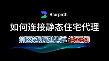 【保姆级教程】如何正确连接静态住宅代理 | 美区优质独享纯净原生IP 低至6刀