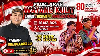 Download lagu 🔴LIVE WAYANG KI ANOM DWIJOKANGKO | BT JO KLITHIK & JO KLUTHUK | SIRNANING ANGKARA MURKA _ Kaliabu