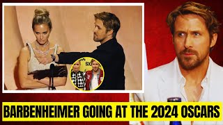 Ryan Gosling and Emily Blunt bring ‘Barbenheimer rivalry to 2024 Oscars