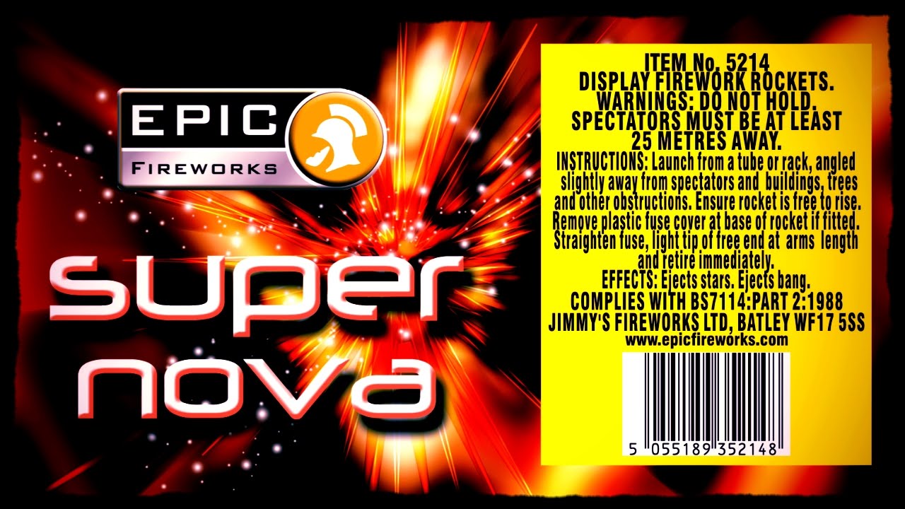 Super Nova Rocket by #EpicFireworks fireworks pizza