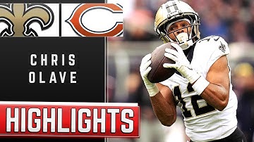 Chris Olave Best Plays vs Bears | 2025 Highlights