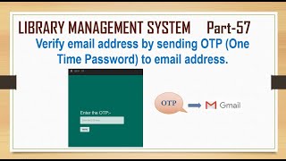 Email address verification with OTP || Account Activation || Library Management System-part 57