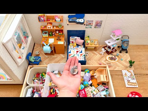 Mini Bedroom Installation Asmr | Cutest Mini Desk Setup 🥰