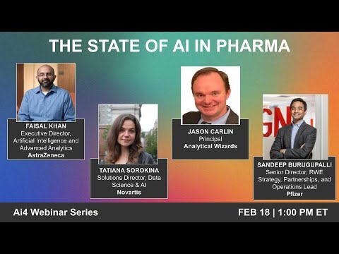 The State of AI in Pharma with AstraZeneca, Novartis, Analytical Wizards & Pfizer