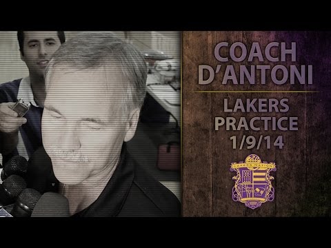 Lakers Practice: Coach D'Antoni Jokes National Anthem Is Jinxing The Team