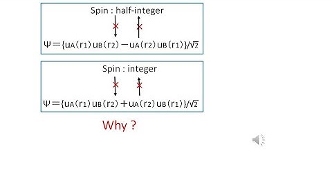 Who can prove the symmetry of wave function by using spin ?