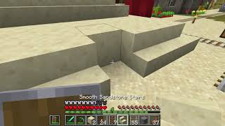 How to Make Smooth Sandstone Stairs - Minecraft PC Java