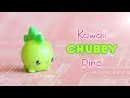 Kawaii Chubby Dinosaur│Polymer Clay Tutorial