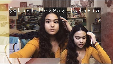 High School Makeup Tutorial || Camille Carcereny