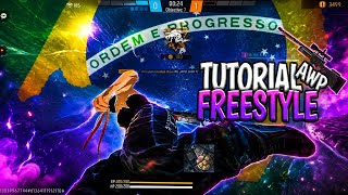 Tutorial Trick Awp Freestyle 🇧🇷☠️ Free Fire freestyle 