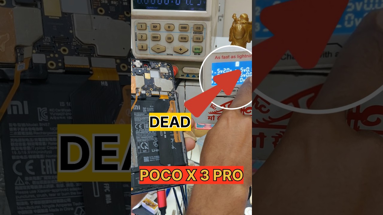 Poco X3 Pro Dead Boot Fix | CPU RAM Dry Solder Solution | Common Motherboard Issue Repair 