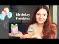 Birthday Freebies!!! How To Get Free Stuff On Your Birthday + What I Got For My 20th Birthday