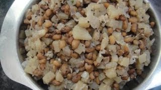 Vallai Thandu Thattapayir Poriyal in Tamil | Thandu Karamani Poriyal In Tamil | Gowri Samayalarai