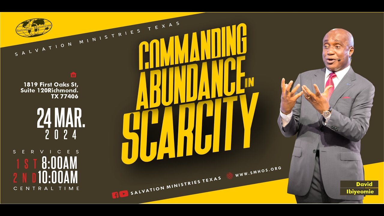 COMMANDING ABUNDANCE IN SCARCITY | Thursday, March 2, 2024