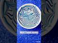 💅🧿💙Blue water marble nail art design at home#shorts #viralvideo #trending