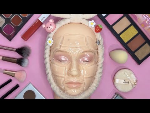 ASMR Makeup on Mannequin 🎭 (No Talking) 