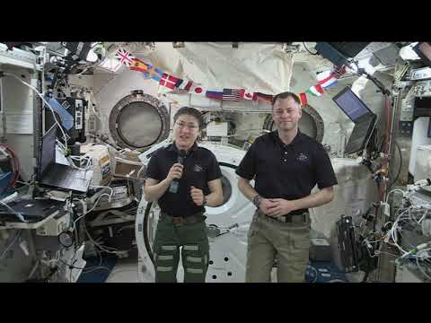 Message en direct de l'ISS au Paris Air Show 2019
