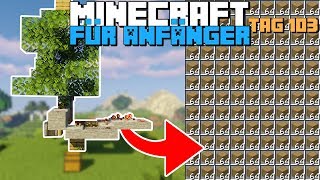 Wie baut man eine einfache AFK Baumfarm in Minecraft | Minecraft für Anfänger Folge 103