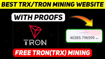 Best Tron/USDT Cloud Mining Website | Earn & Mine free TRX | USDT Mining | TRX Mining Site | Mining