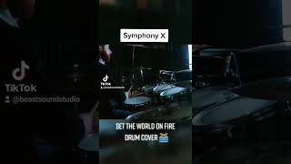 Symphony X: Set the World On Fire (Drum Cover First Verse) 🥁 #shorts