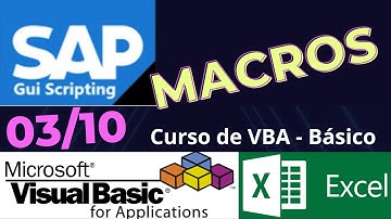 03 - O que são Macros? Como usar macros no VBA com Excel - VBA Básico Aula 03/10