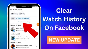 How to Clear Watch History on Facebook