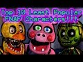 Top 10 LEAST Popular FNAF Characters (According to the Fans, Again!)